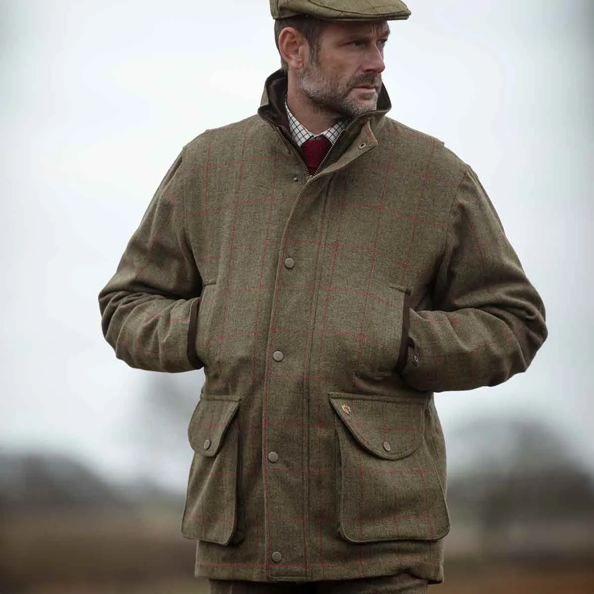 Alan Paine Combrook Tweed Waterproof Coat