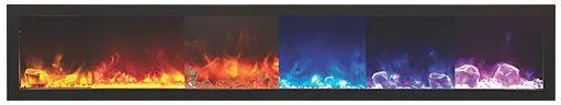 Amantii Panorama Slim 50 Indoor / Outdoor Built-in Electric Fireplace