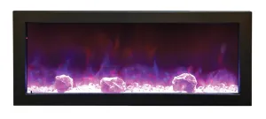 Amantii Panorama Slim 50 Indoor / Outdoor Built-in Electric Fireplace