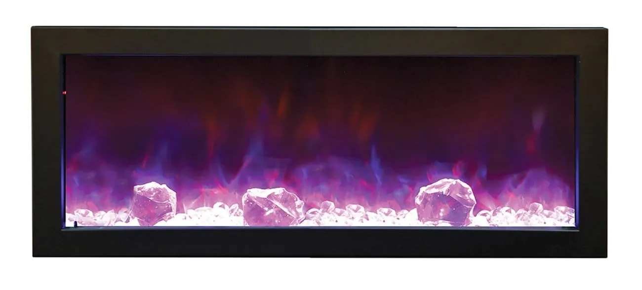 Amantii Panorama Slim 50 Indoor / Outdoor Built-in Electric Fireplace