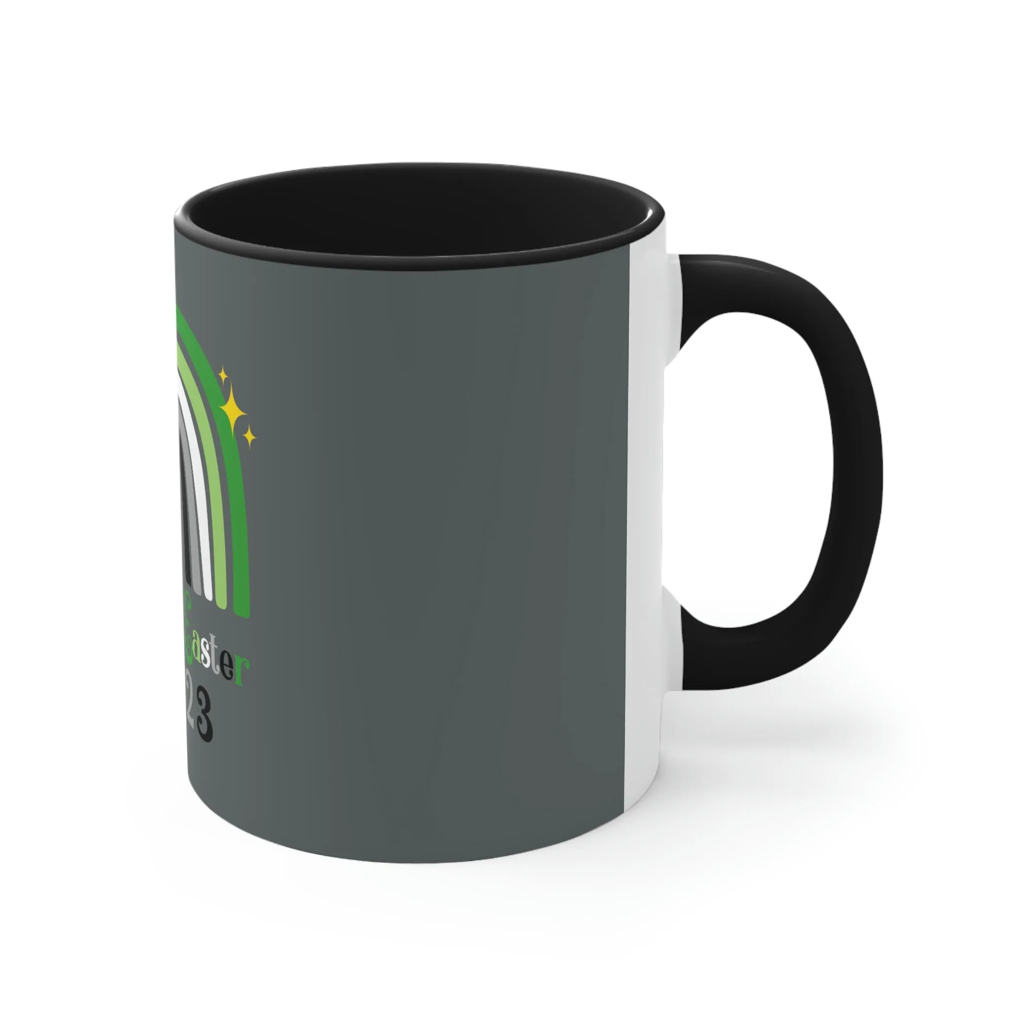 Aromantic Flag Accent Coffee Mug Easter Festival - Happy Easter 2023