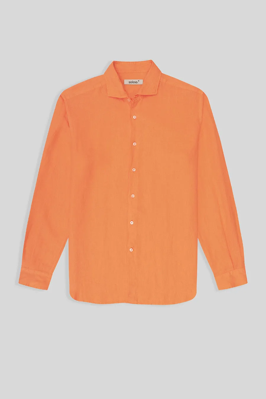 basic linen shirt orange