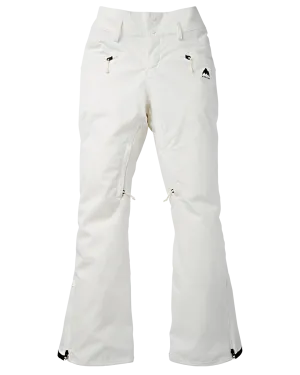 Burton Women's Marcy High Rise Stretch 2L Snow Pants - Stout White