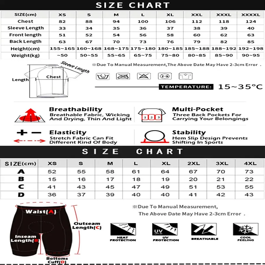 CYKLOPEDIA Team Men Summer Short Sleeve Cycling Jersey Set MTB Maillot Ropa Ciclismo Bicycle Wear Breathable Cycling Clothing