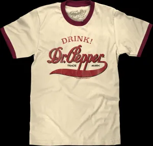 Drink Dr. Pepper Ringer Shirt