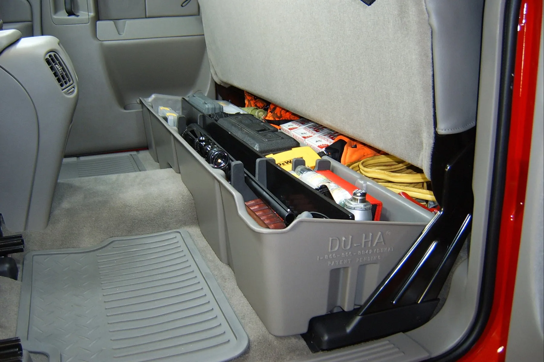 DU-HA 10002 DU-HA® Interior Storage/Gun Case; Incl. Gun Rack/Organizer; Light Gray;