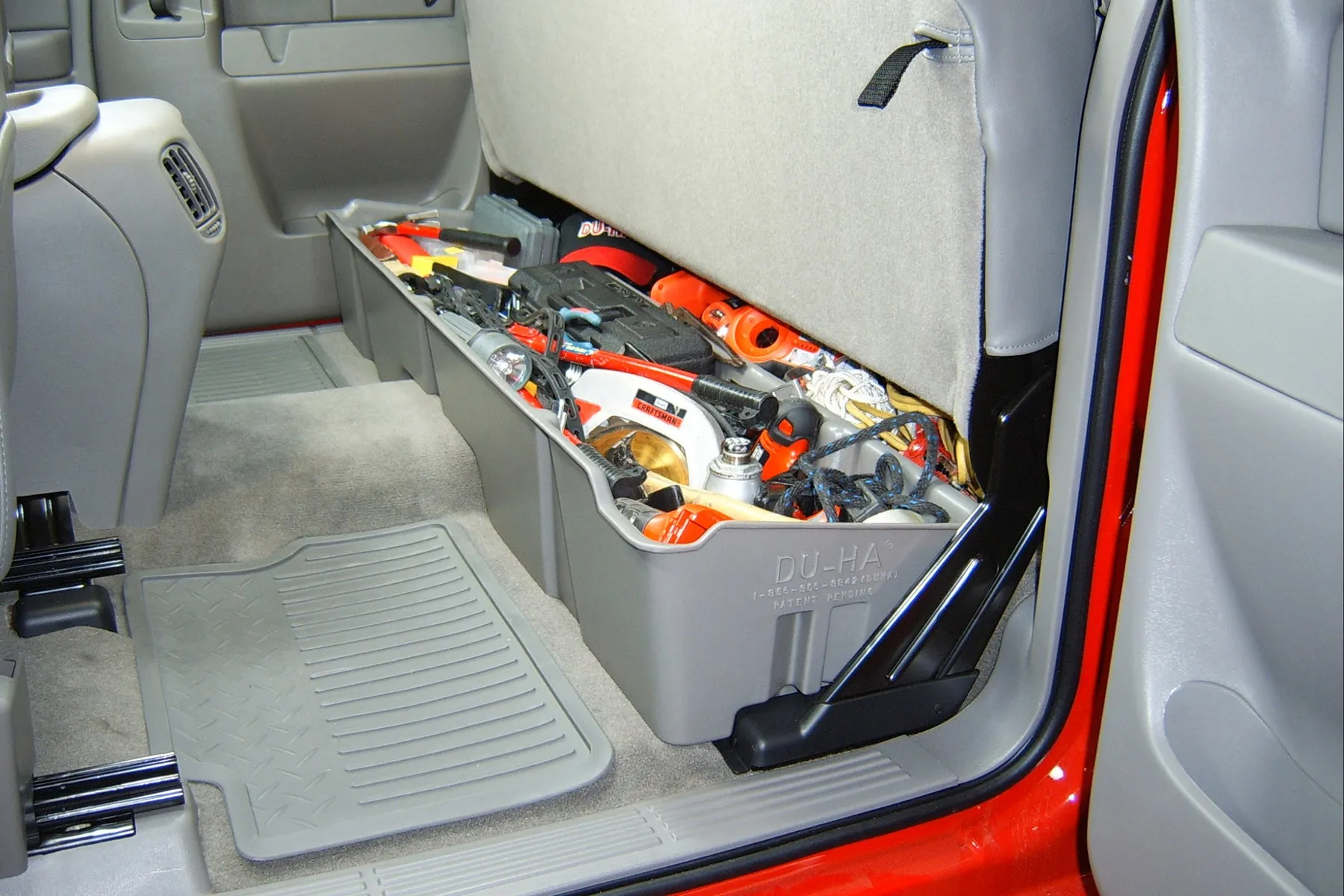 DU-HA 10002 DU-HA® Interior Storage/Gun Case; Incl. Gun Rack/Organizer; Light Gray;