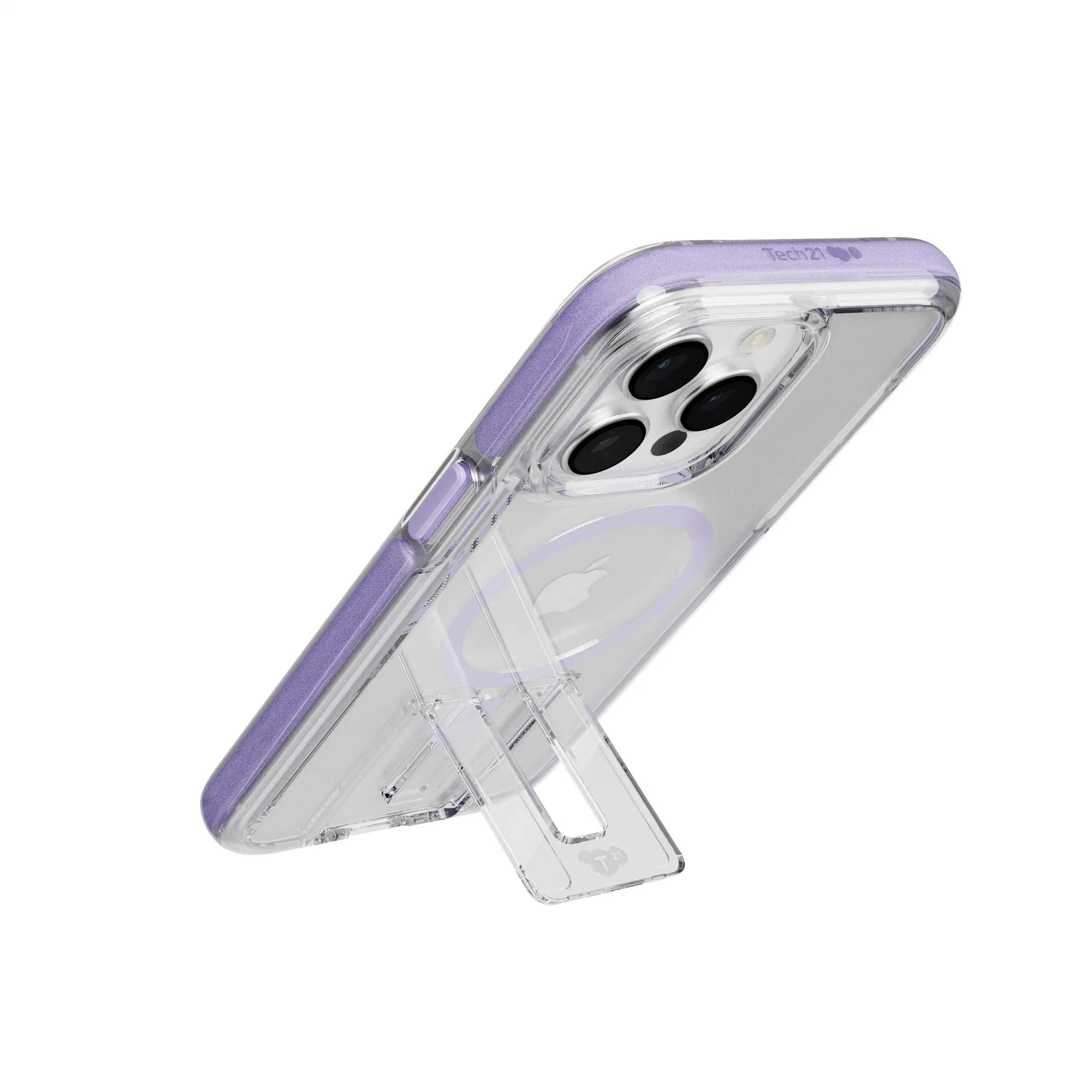 EvoCrystal Kick - Apple iPhone 15 Pro Max Case MagSafe® Compatible - Lilac