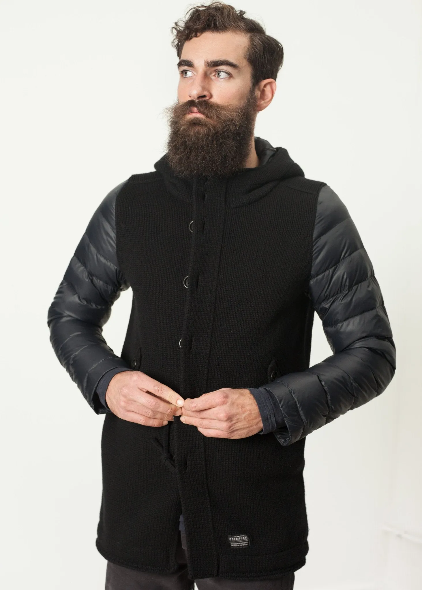 Hooded Parka in Black