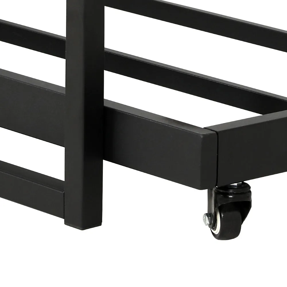 Industrial Metal Trundle Daybed Frame w/ Storage | Artiss