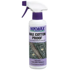 Nikwax Wax Cotton Proof spray-on waterproofing for Waxed Cotton