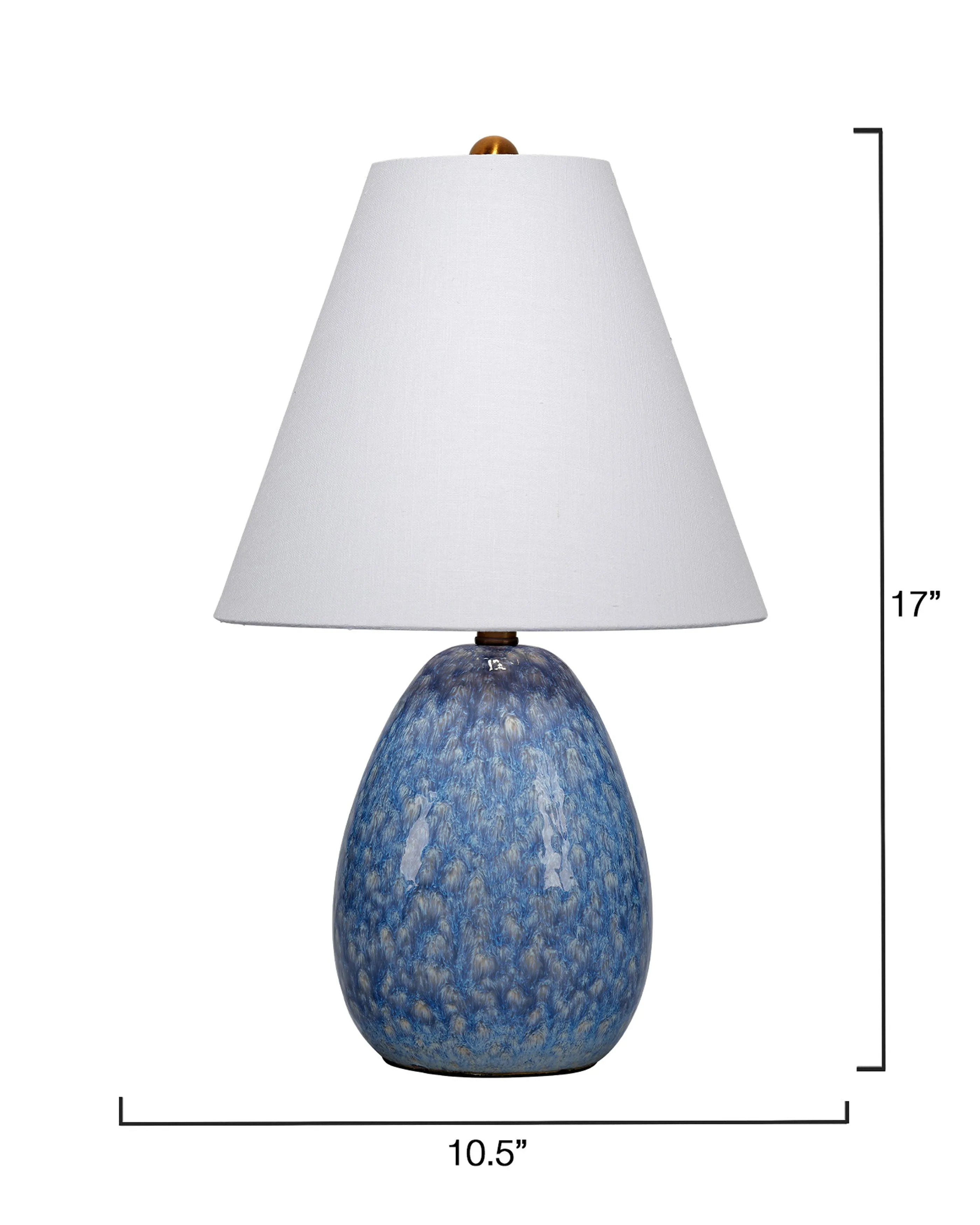 Ocean Swirl Drop Table Lamp