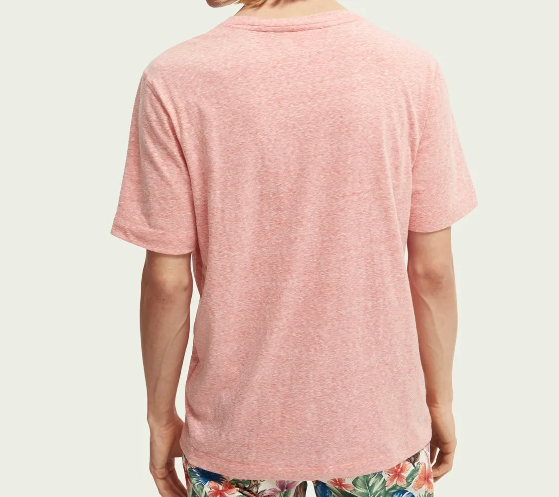 SCOTCH&SODA "MELANGE JERSEY" TEE