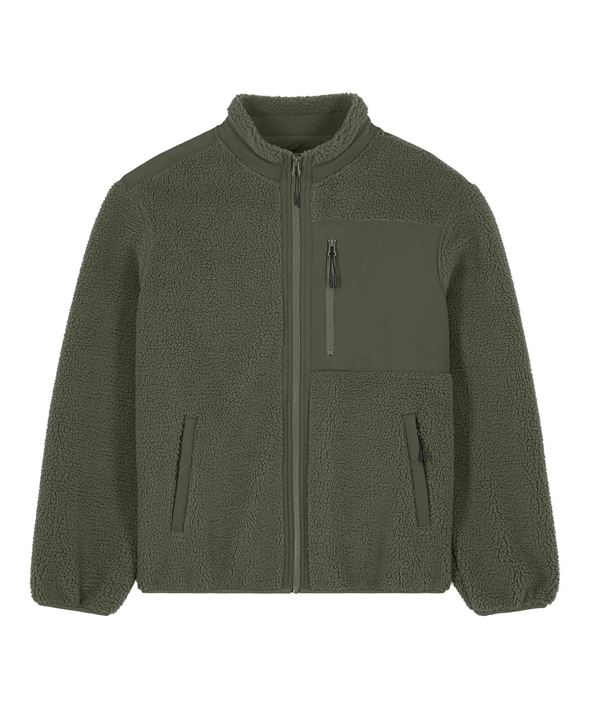 Stanley & Stella Unisex Brooker 450gsm Sherpa Fleece Full Zip Jacket {SX-249}