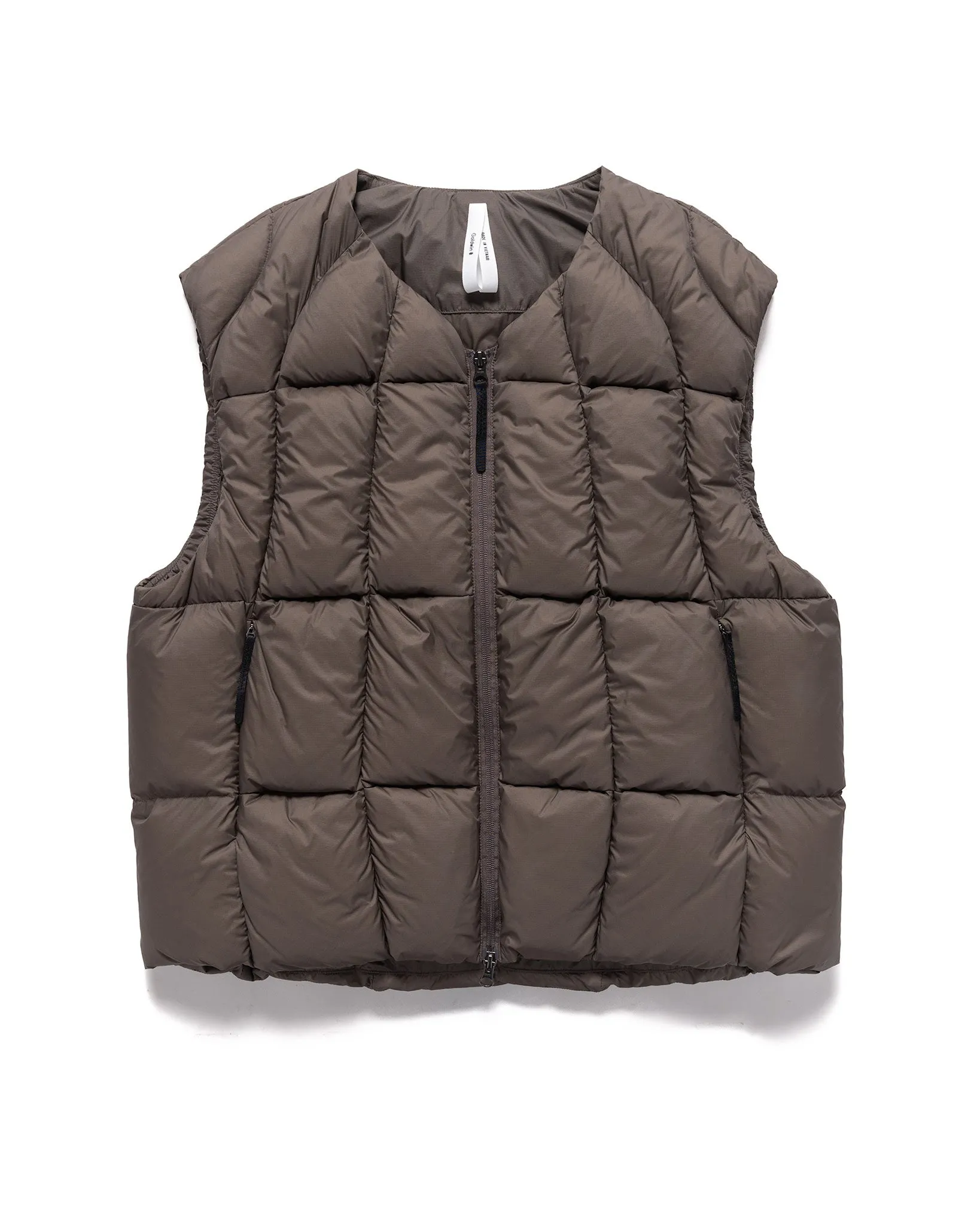 Three-Dimensional Down Light Vest Morel