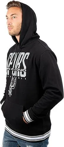 Ultra Game NBA Official Men’s Soft Fleece Hoodie Pullover Sweatshirt - Unisex, San Antonio Spurs, Team Color|San Antonio Spurs