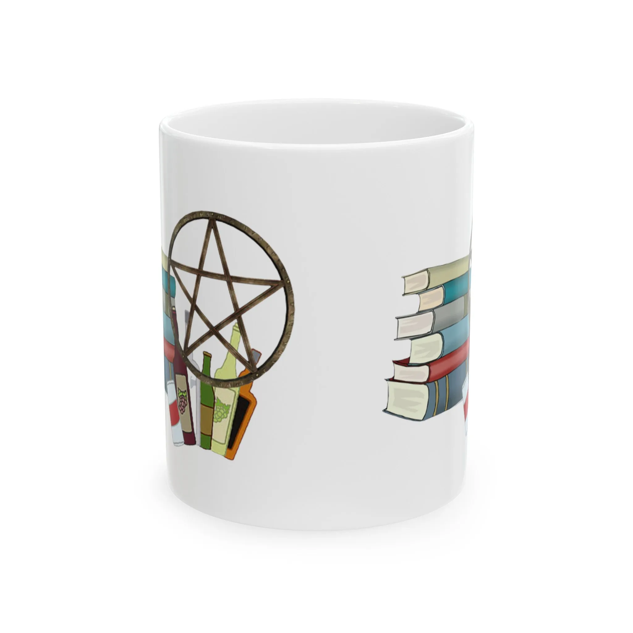 Wine and Witchcraft Ceramic Mug, (11oz, 15oz)